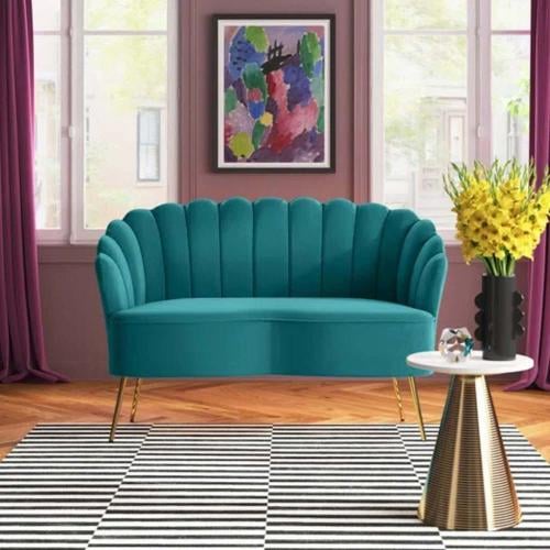 كنبة 160×85×90 سم - أزرق