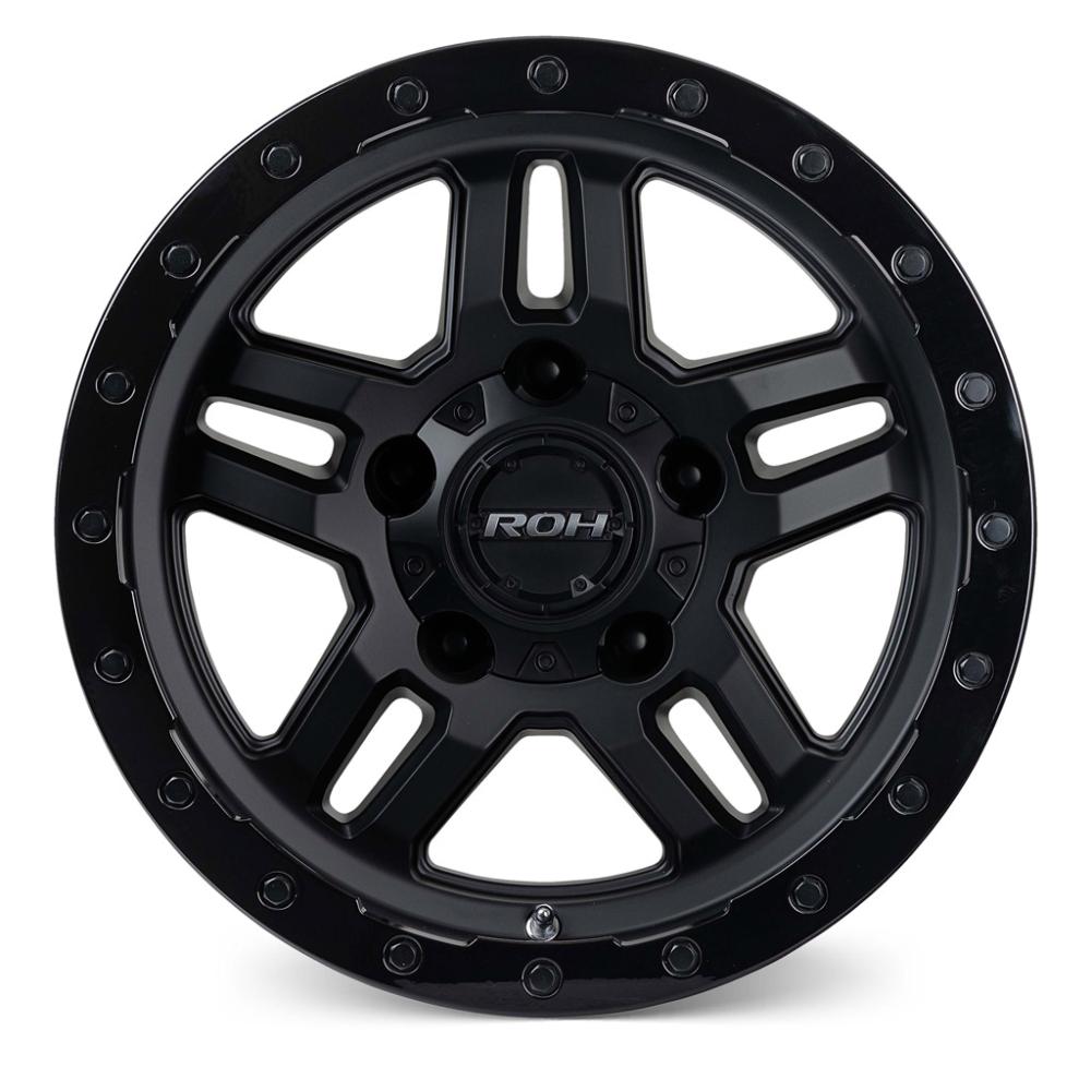 جنط هامر لون أسود لامع من شركة روه الإسترالية حجم 17 × 9 بوصة + 12 - HAM17901MB