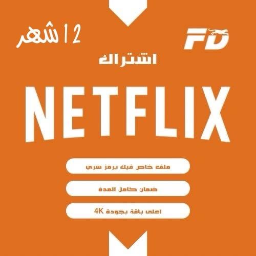 اشتراك نتفلكس( NETFLIX) لمدة سنة ملف خاص