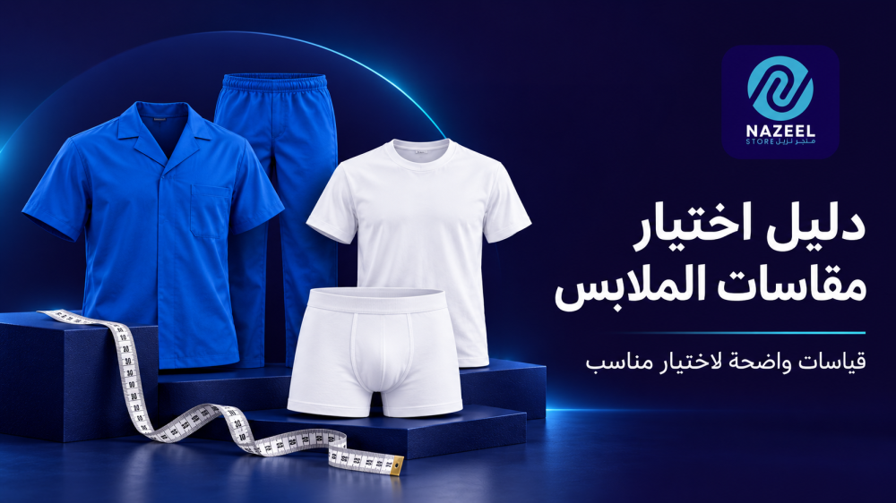 دليل اختيار مقاسات ملابس النزيل
