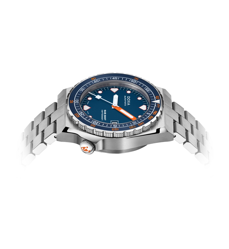 DOXA SUB 600T Caribbean WorldTime Authorizer Dealer for Swiss