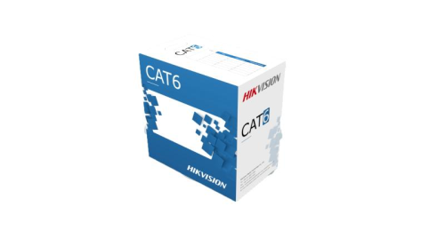 كابل شبكة HIKVISION CAT6 أبيض UTP – بطول 305 متر |...