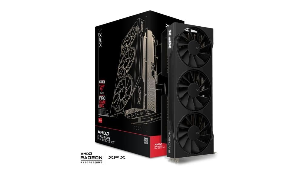 XFX Swift AMD Radeon RX 9070 XT 16GB 3xDP