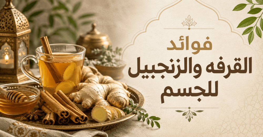 فوائد القرفه والزنجبيل للجسم