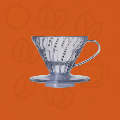 قمع هاريو شفاف 02 - V60 Coffee Dripper