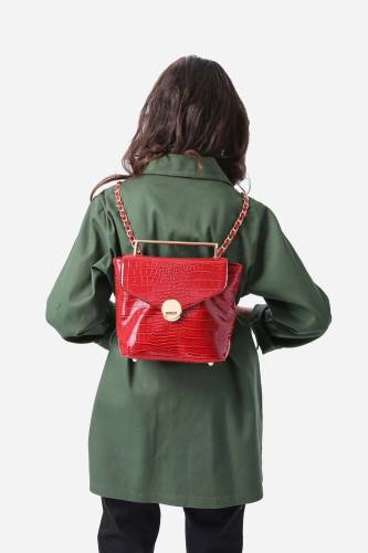 حقيبة Backpack & cross Red من دودشي