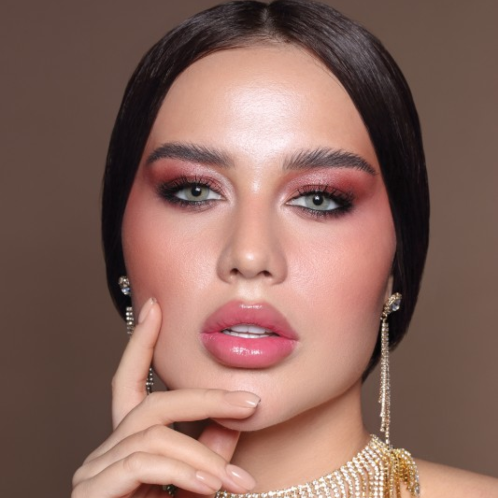 عدسات لاصقة اللون ماربل 43# اليومية من ذهب