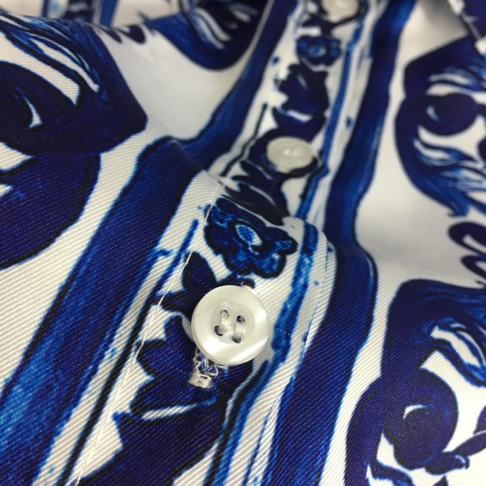 بدلة قميص وبنطلون قصيرة الأكمام جديدة