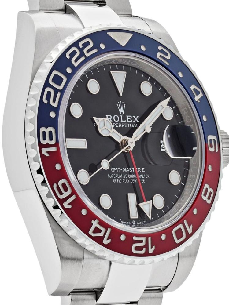 Rolex ساعة 'GMT-ماستر ll بيبسي' كلاسيكية 40 ملم 2023