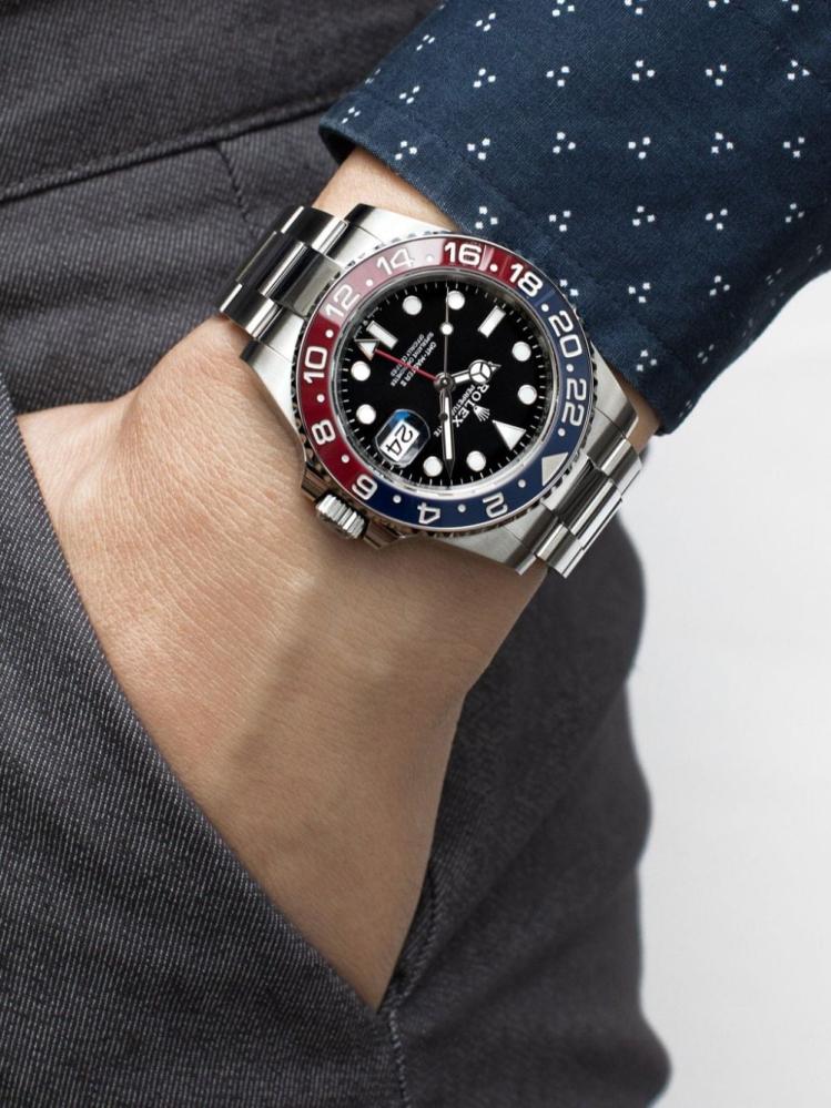 Rolex ساعة 'GMT-ماستر ll بيبسي' كلاسيكية 40 ملم 2023