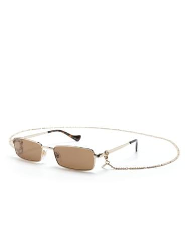 Gucci Eyewear نظارة شمس بإطار مستطيل