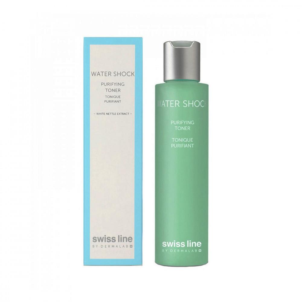 تونر تنقية البشرة ووتر شوك من سويس لاين 160مل.