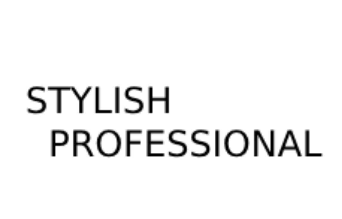 Stylish professional