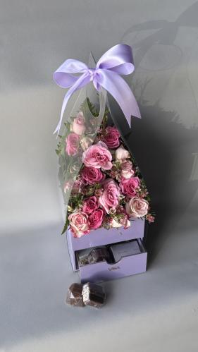 Mini Love Box Taro (with Belgian chocolate)