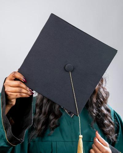 قبعه تخرج ساده (اسود)