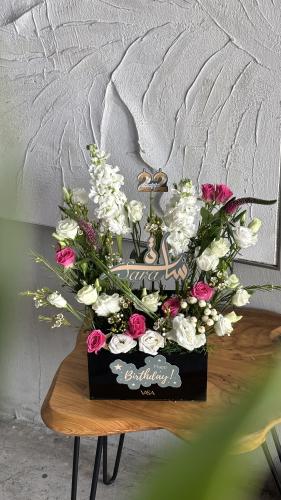 Happy birthday Sara(الاسم حسب الطلب)