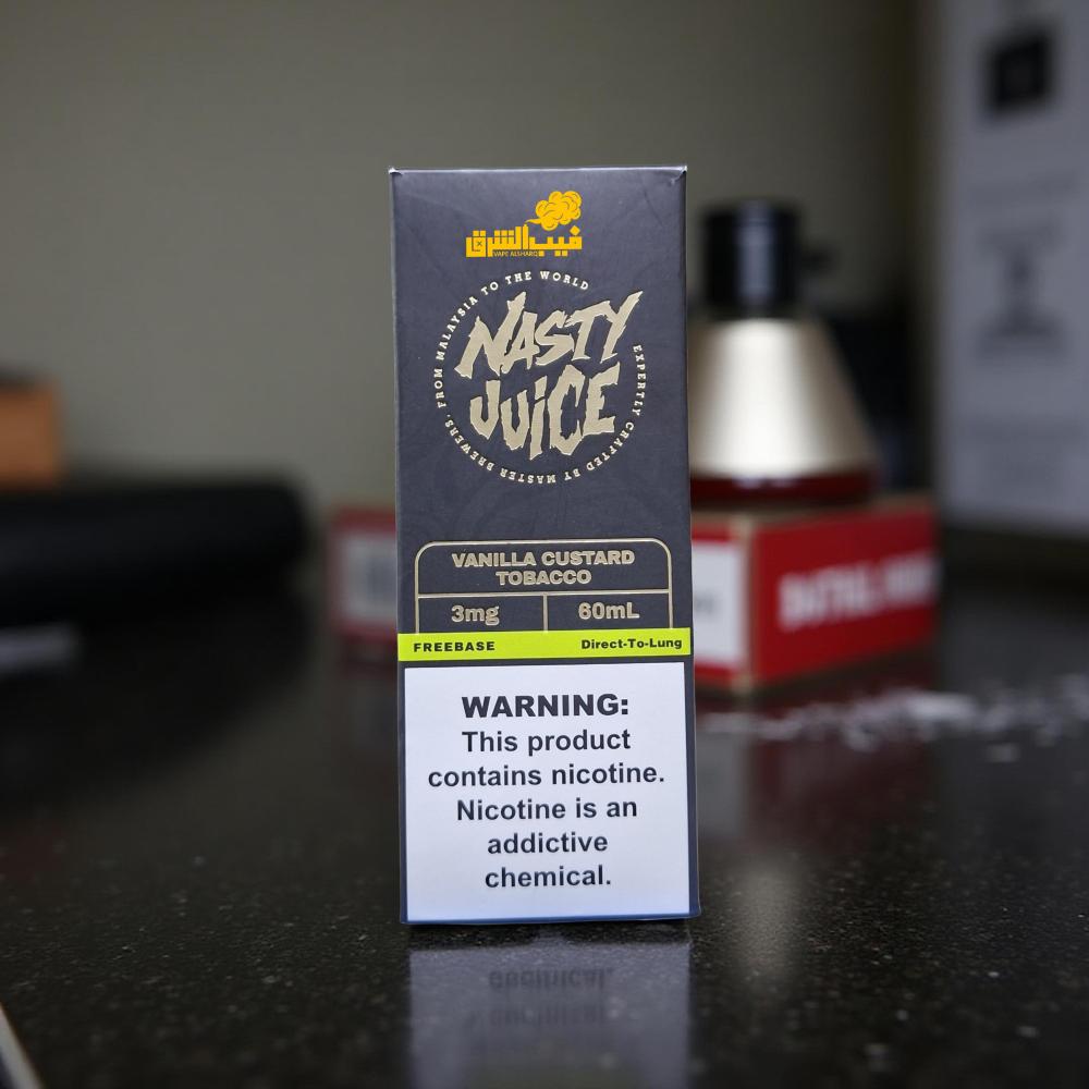 NASTY VANILLA CUSTARD TOBACCO 60ml by | Vape AlSharq - Vape Sharq Best Vape  Shop in Saudi Arabia Premium Juices Salt Nic Devi