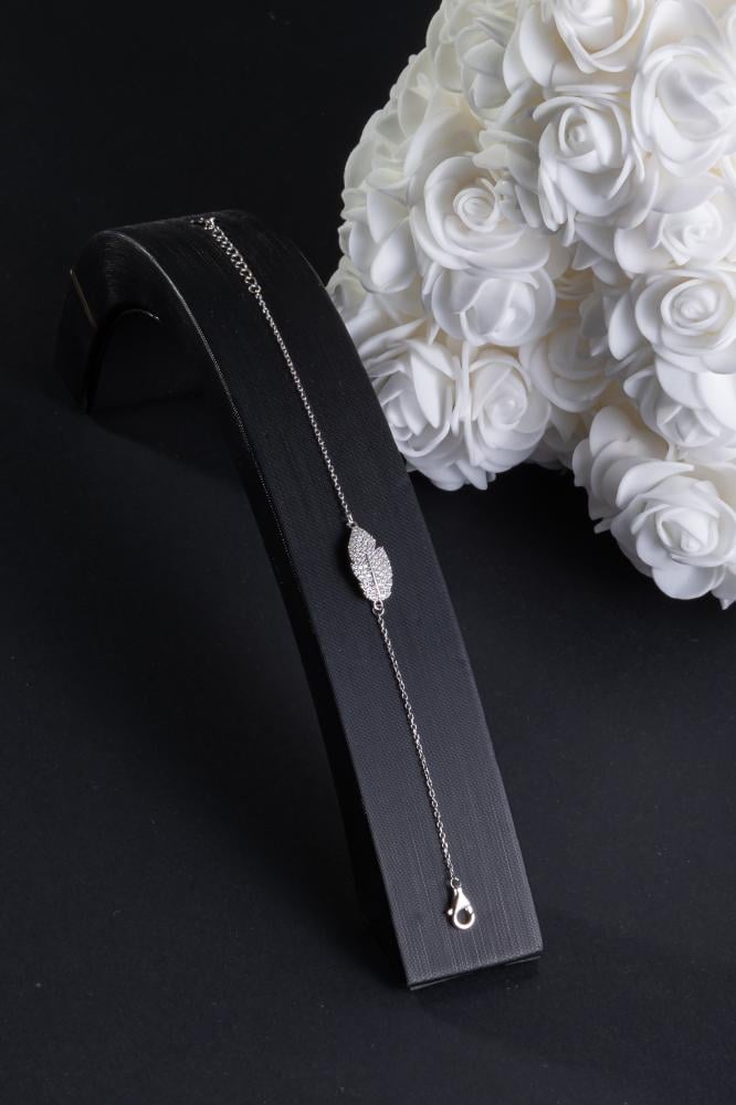 اسورة فضة عيار S925 (ريشة)