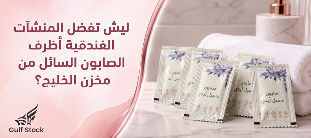 أظرف صابون سائل للفنادق والشقق المخدومة | Gulfstock