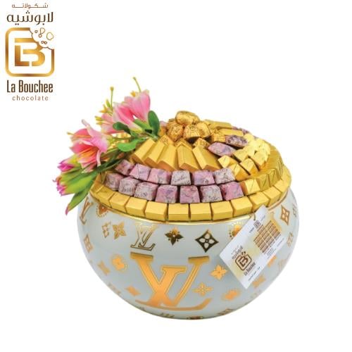 صينية لويس فيتون لون ذهبي