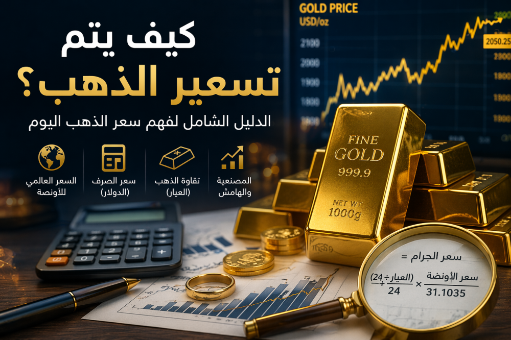 كيف يتم تسعير الذهب؟ الدليل الشامل لفهم سعر الذهب اليوم