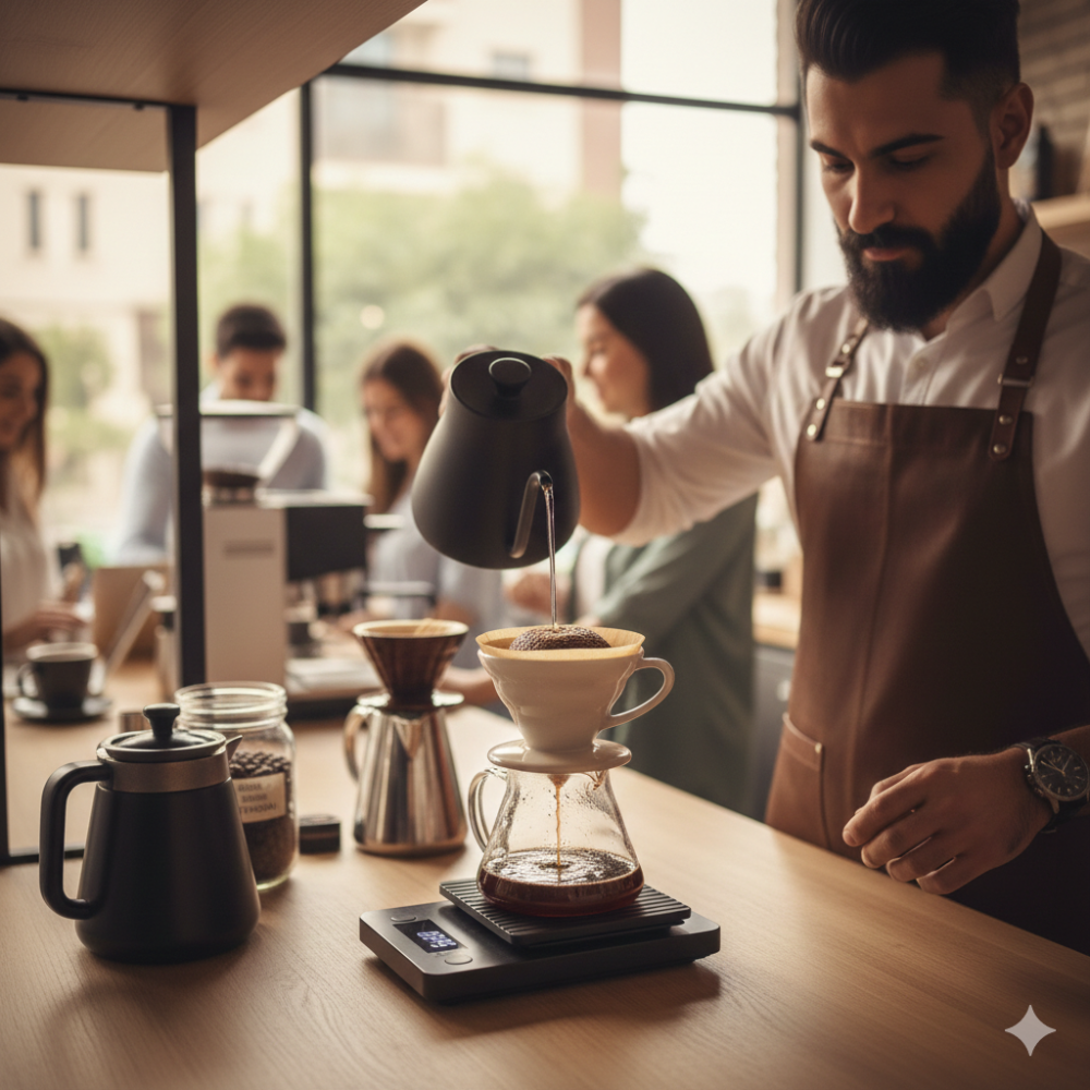 فن تحضير قهوة V60: دليل مفصل لإتقان الترشيح اليدوي