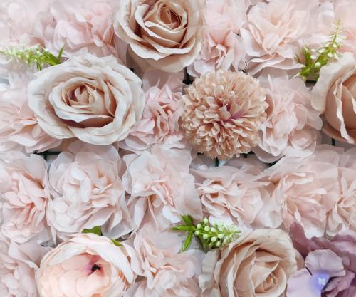 تأجير لوحات ورد صناعي (rose) 40x60 cm لبناء حائط و...