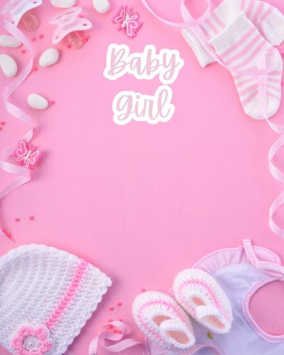 قالب مولودة baby girl