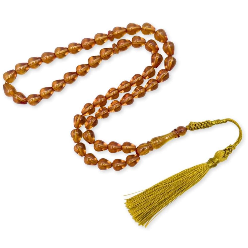 مسباح زعفراني فواح عسلي شكل الدمعة