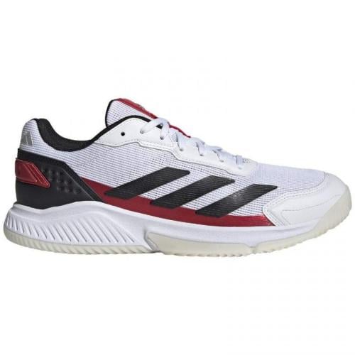 Adidas Courtquick Padel Shoes White Black Red