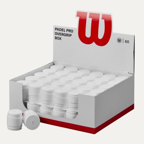Wilson Padel Pro Overgrips White (Box 60 Units)