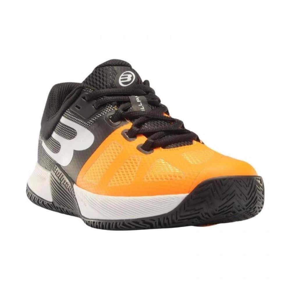 Bullpadel Performance Comfort Black Orange Shoes بادل اوتلت
