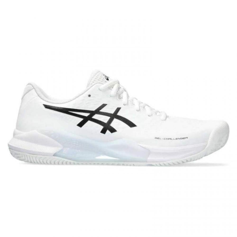 Asics Gel Challenger 14 Padel Shoes White Black بادل اوتلت