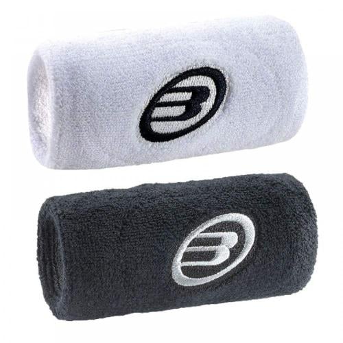 Bullpadel White Black Wristbands