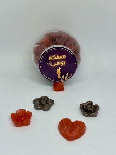 مستكة معطرة برائحة الورد ٥٠ حبة
