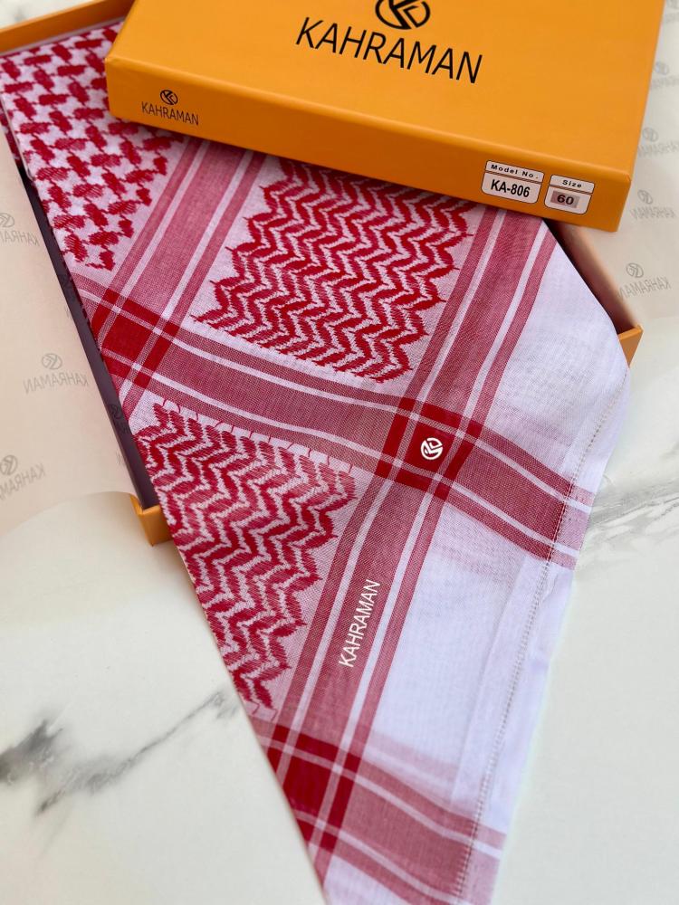 شماغ كهرمان احمر موديل 806