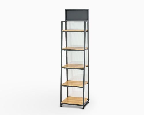 استاند 5 رف ظهر زجاج مخطط