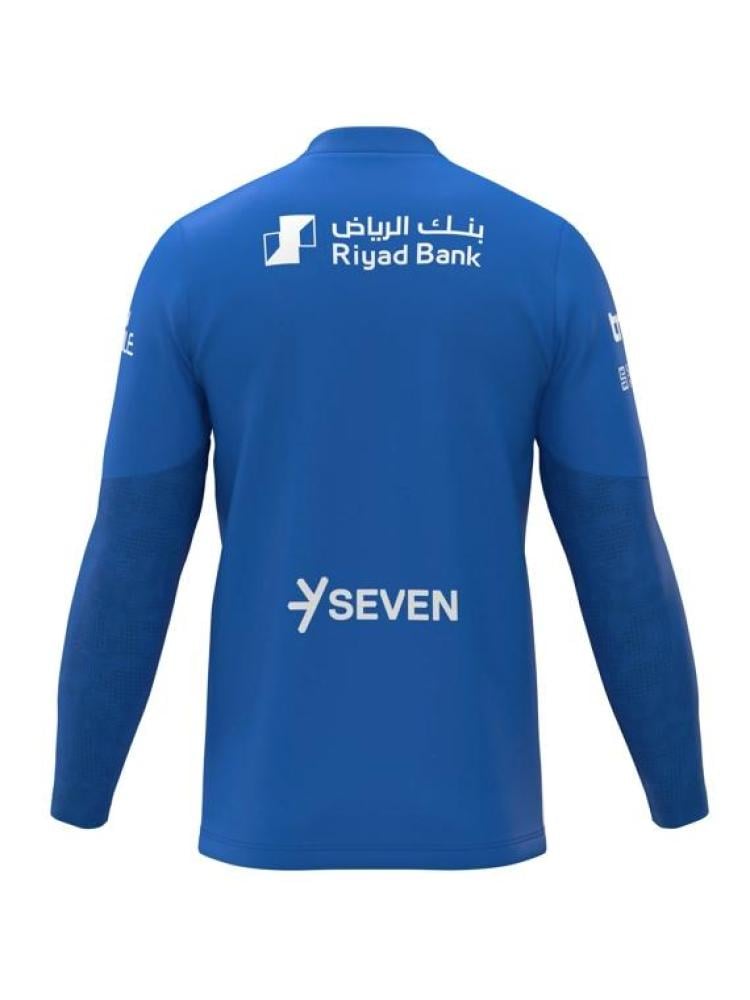 الهلال شيرت التمارين 4-1سحاب 25-26 أزرق أبيض كبار - ROSHIN