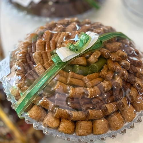 صحن بقلاوه مشكل