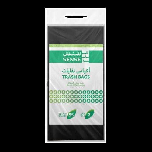 سنس أكياس نفايات 55 جالون20 كيلو (10شدات * 2كيلو)