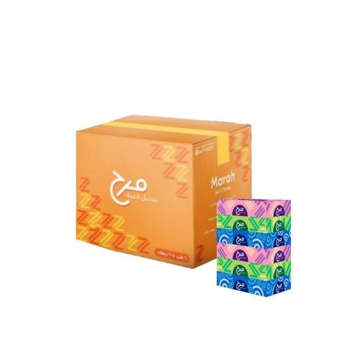 مرح مناديل وجه 80 منديل مفرد