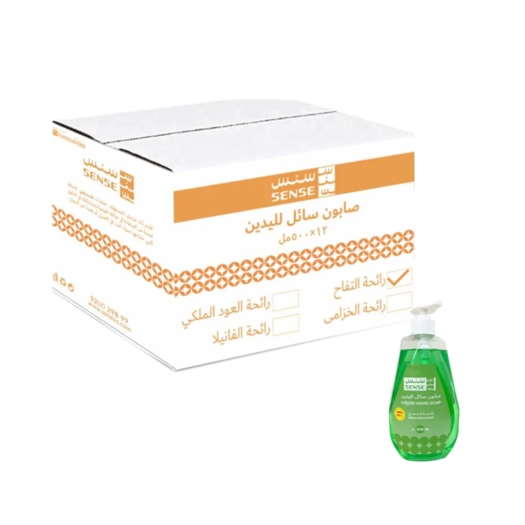 سنس صابون سائل لليدين رائحة التفاح الاخضر