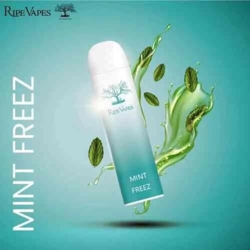 سحبة رايب فيب 3000 موشة نعناع فريز Ripe Vapes 3000 Puffs MINT FREEZE