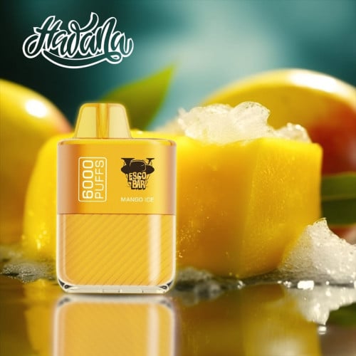 سحبة هوانا اسكوبار مانجو ايس 6000 موشة Hawana 6000 puffs  MANGO ICE