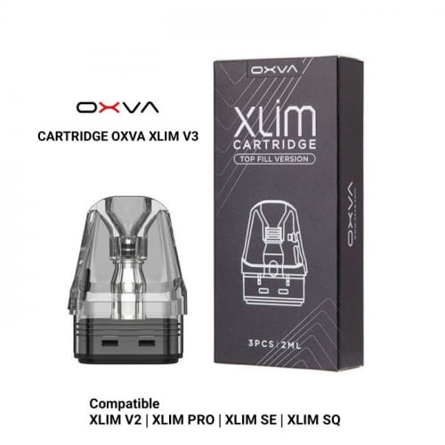 بودات اكسلم برو مقاومة  0.8 سحبة و شيشة من اوكسفا OXVA XLIM PRO pods