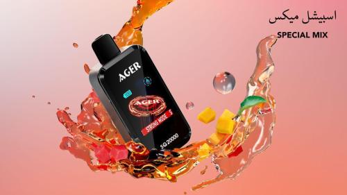 سحبة اجير اس كيو 20000 سحبة اسبيشل ماكس     AGER SQ 20000 PUFFS SPECIA