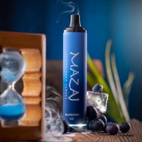 سحبة مزاج 5000 موشة ديمون بلوبيري ايس Mazaj 5000 Blueberry ice