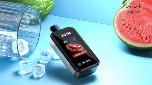 سحبة اجير اس كيو 20000 سحبة لوش ايس   AGER SQ 20000 PUFFS LUSH ICE