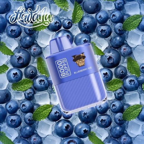 سحبة هوانا اسكوبار 6000 موشة Hawana 6000 puffs blueberry ice