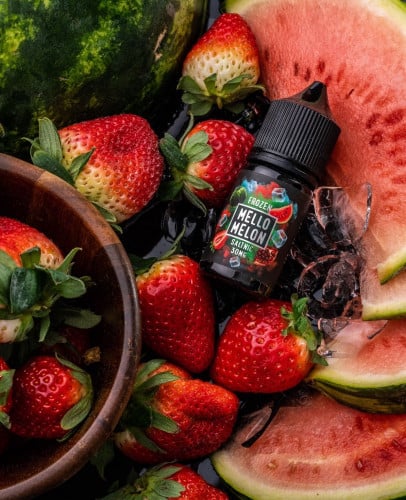 نكهة بطيخ توت بارد رهيبة Mello Melon FROZEN ميلو ميلون فروزن
